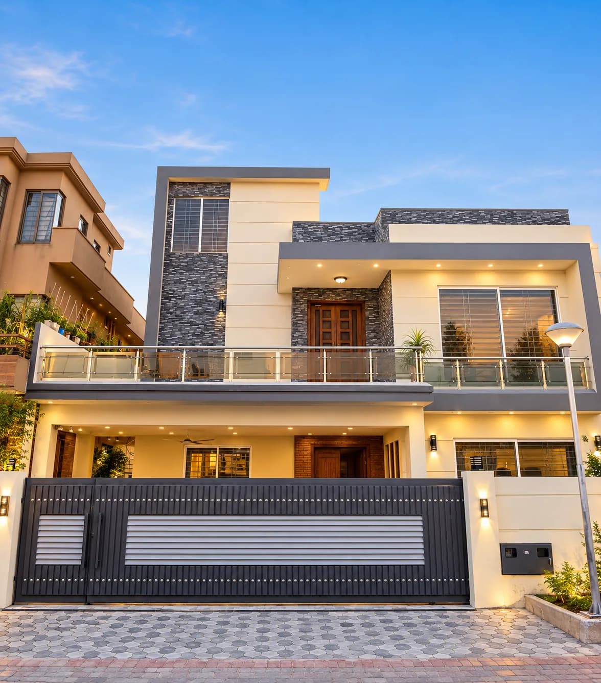 Modern residential house constructed by SR Estate & Builders in Islamabad
